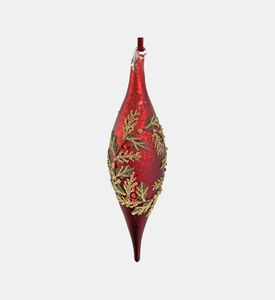 Glass Antique Matte Beaded Wreath Drop