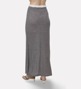 Samsoe Ribbed Minimalist Maxi Skirt, Model View