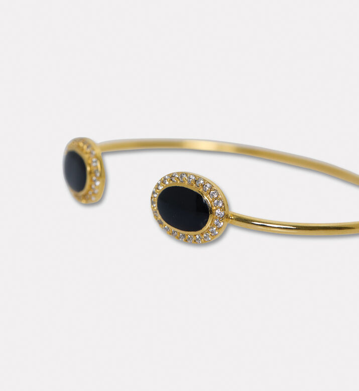 Raife Bangle Black Oval Zircon, Packshot View