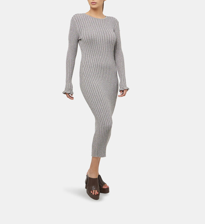 فستان لوركس كوت متوسط الطول مضلع