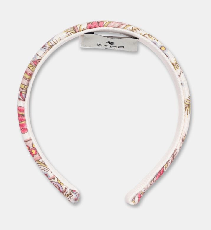 Etro Paisley-print Non-slip Headband, Cream, Packshot View
