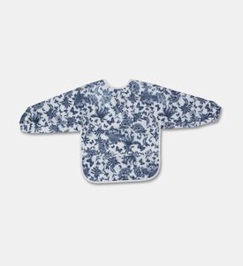 Tartine et Chocolat Jouy Canvas Baby Bib, Blue, Packshot View