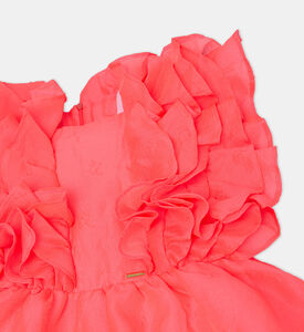 Girl Grapefruit Joy Flared Dress Girl Grapefruit Joy Flared Dress