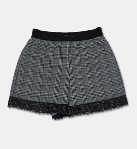 Twinset Lace Trim Knitted Shorts, Packshot View