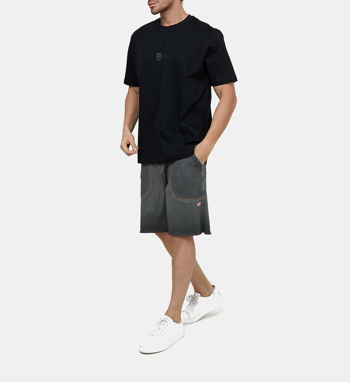 Cotton Color-matched Logo T-shirt