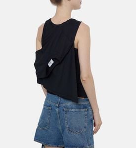 بلوزة جيرسي بتفصيل عقدة