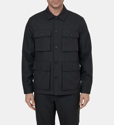 4 Button Flap Pocket Jacket