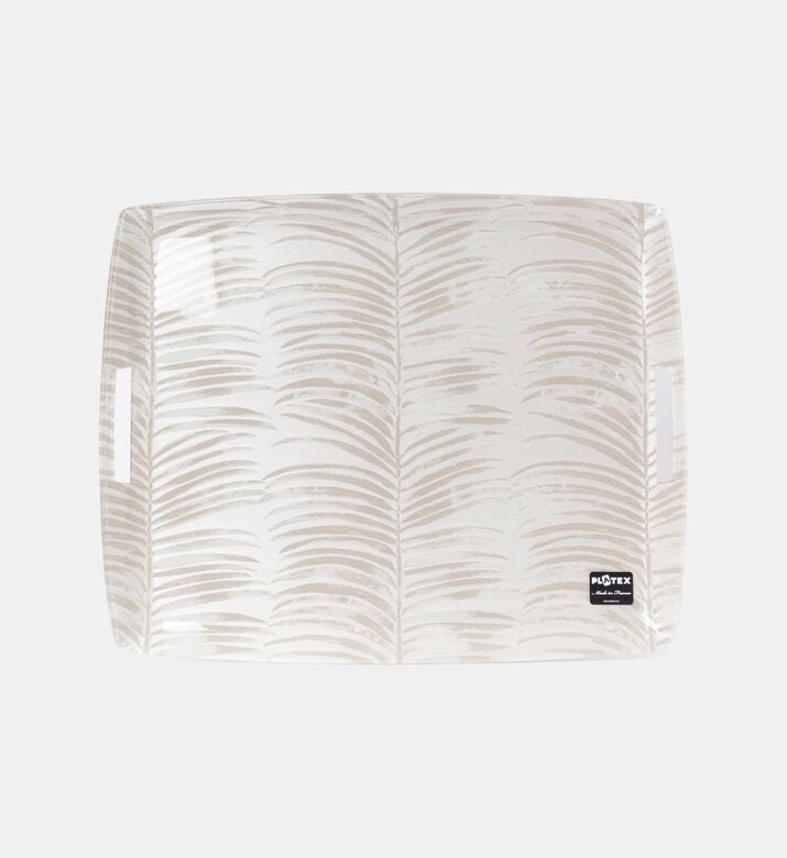 Platex Tropical Design Integrated Handles Acrylic Tray, Packshot View