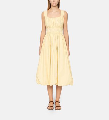 Emmet Bubble Hem Midi Dress