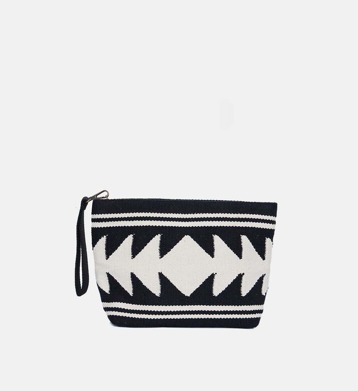 Cotton Rectangular Clutch Bag