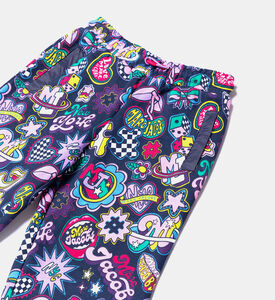 بنطال بطبعة شعار على كامله