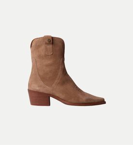 Toni Pons Irene-sy Suede Leather Mid-wedge Ankle Bootie, Packshot View