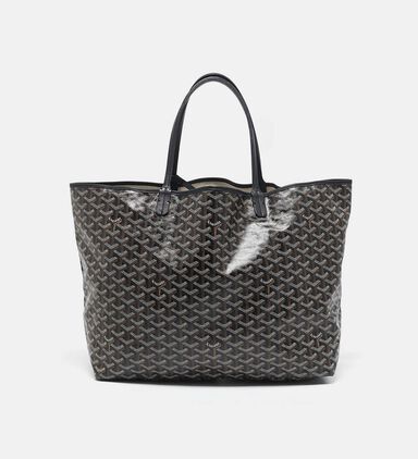 Goyard Goyardine Coated Canvas Leather Saint Louis Tote Bag Preowned