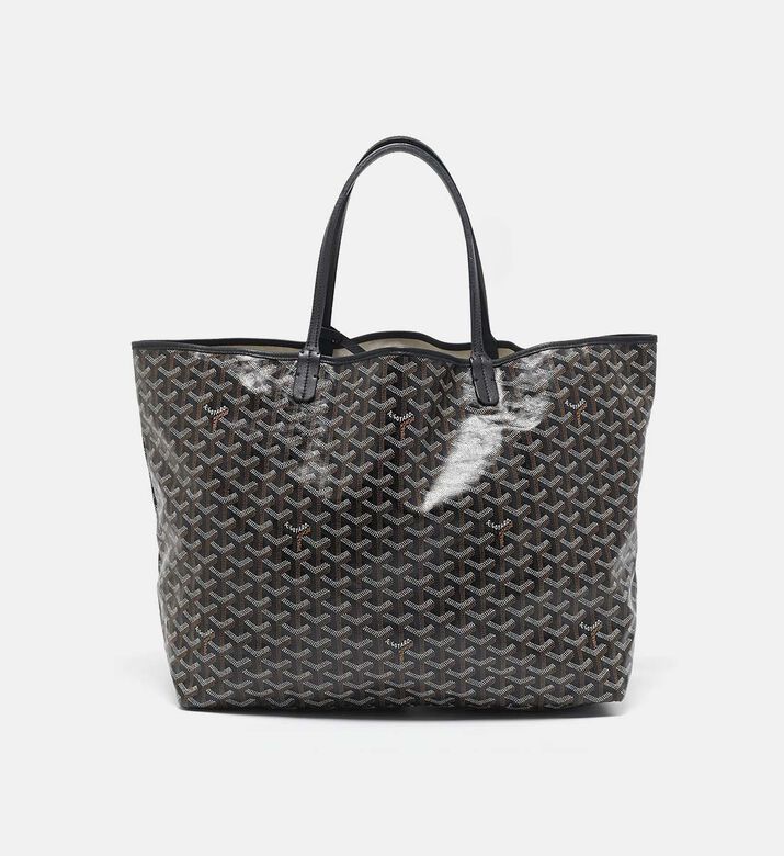 Goyard Goyardine Coated Canvas Leather Saint Louis Tote Bag Preowned