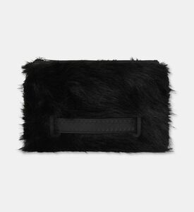 Sprayground Faux-fur Shark-print Crossover Clutch, Packshot View