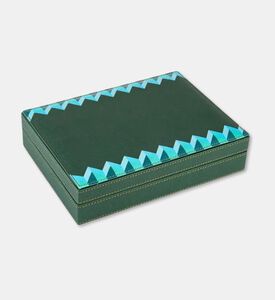 Silsal Emerald Green Bahja Beads Box, Packshot View