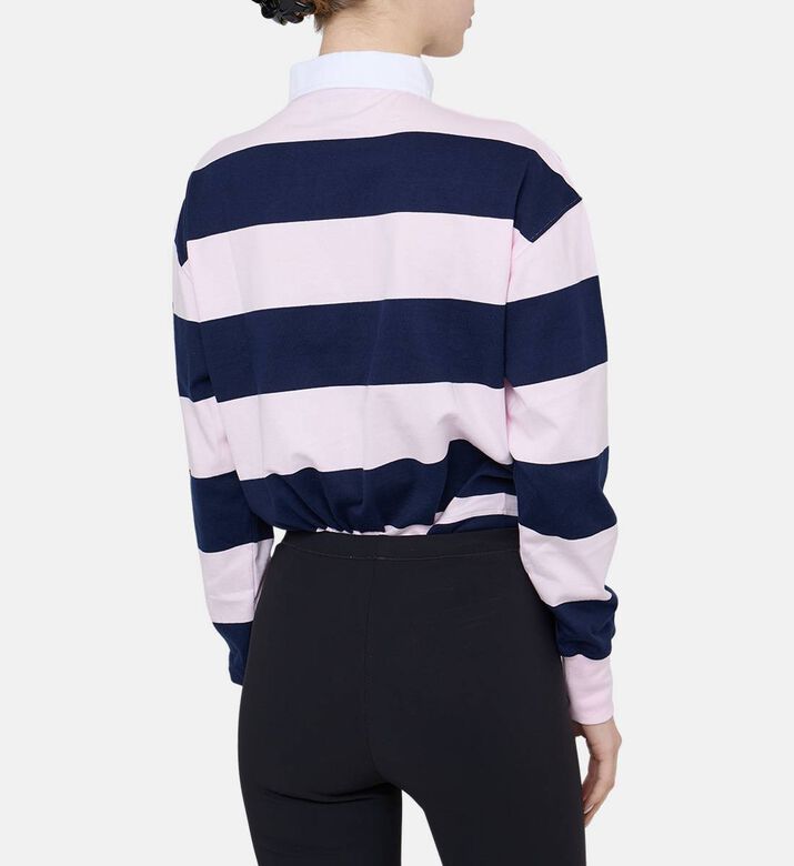 Striped Polo Bodysuit