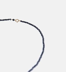 Spinel Filigree Teardrop Charm Necklace