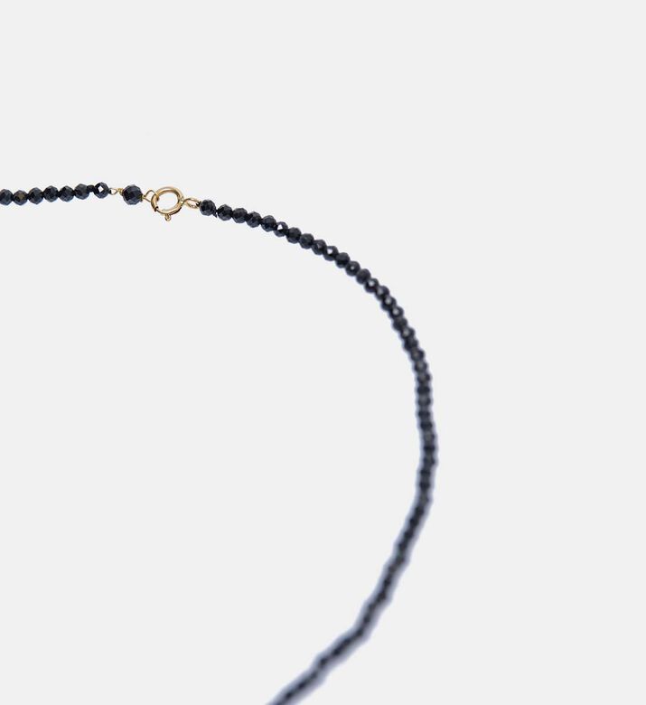 Spinel Filigree Teardrop Charm Necklace