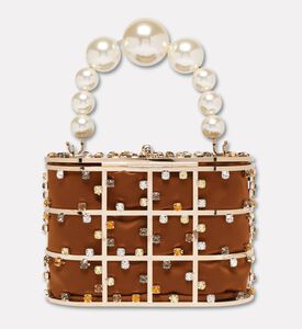 Rosantica Holli Lucine Crystal Pearl Mini Bag, Packshot View