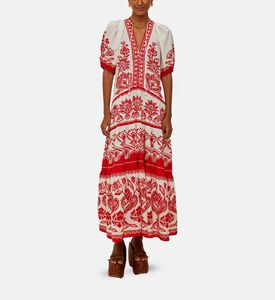 فستان بوهو غاردن بطبعة غرافيكية