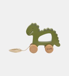 Mr. Dino Wooden Pull-along Toy