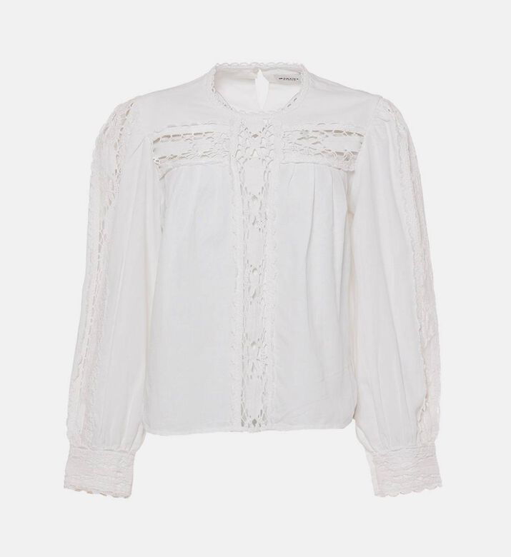 بلوزة فالميرا بمزيج قطن وكتان