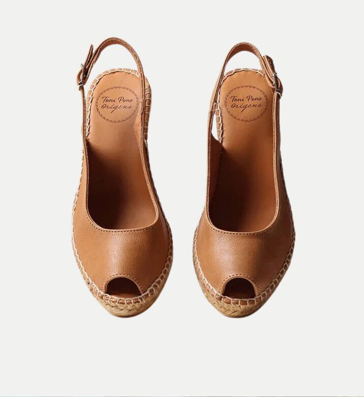 Croacia Leather Open-toe Mid-wedge Espadrille Croacia Leather Open-toe Mid-wedge Espadrille