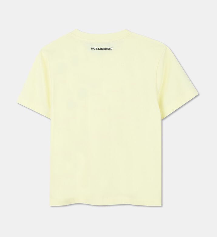 Karl Lagerfeld Logo-detail Tropical Cat-print T-shirt, Packshot View