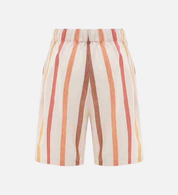 Striped Drawstring Shorts
