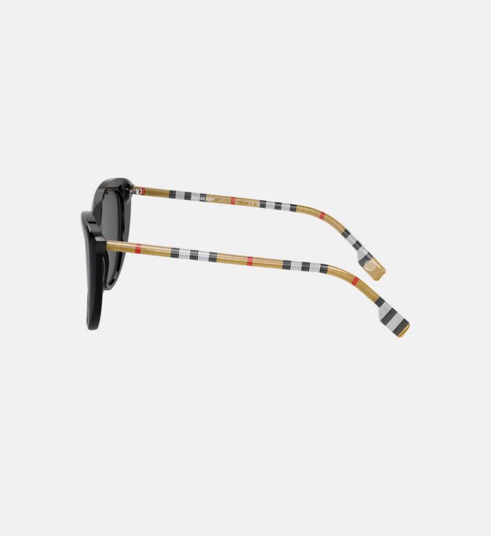 Cat Eye Frame Printed Arms Sunglasses 54