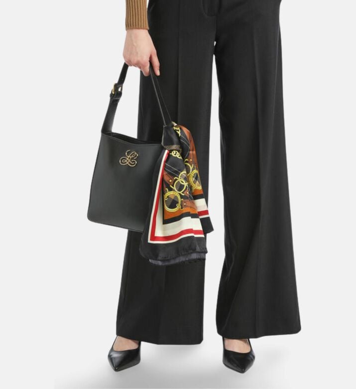 Luisa Spagnoli Ramapo Equastarian-print Square-cut Scarf, Packshot View