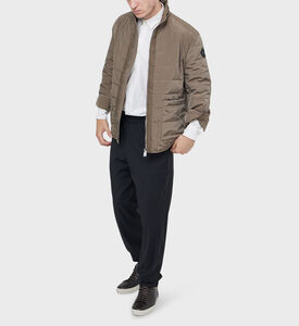 Parisi Stand Collar Bomber Jacket