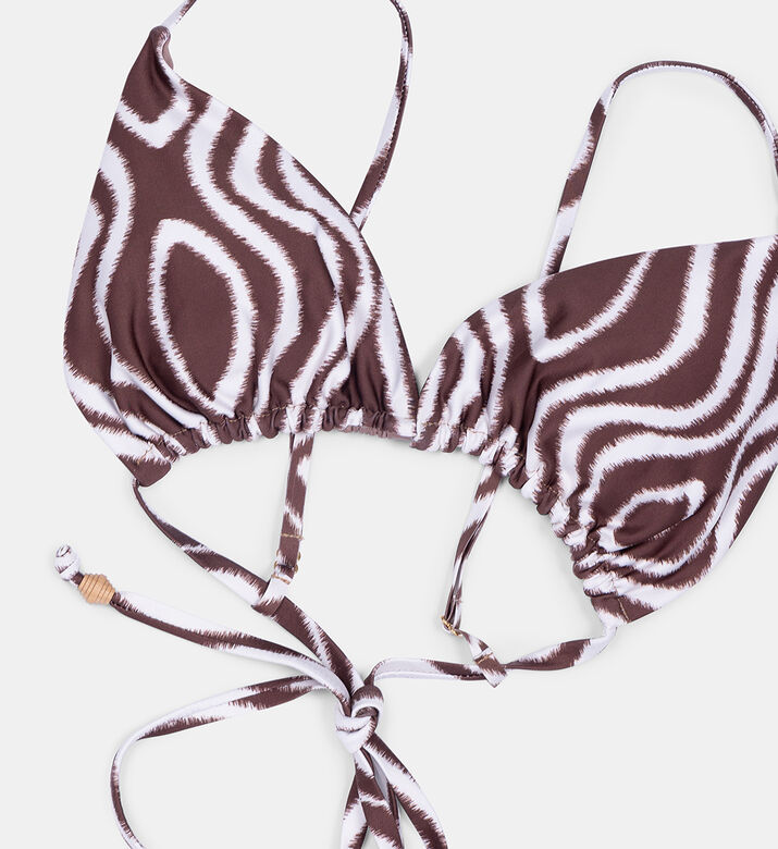 Kiki Congo Printed Bikini Top