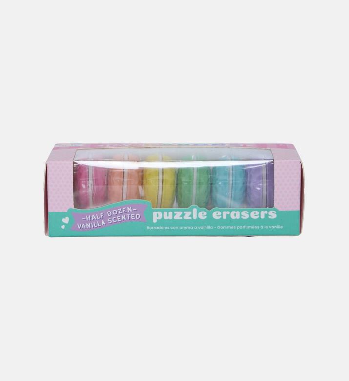 Macarons 6-piece Scented Erasers Set