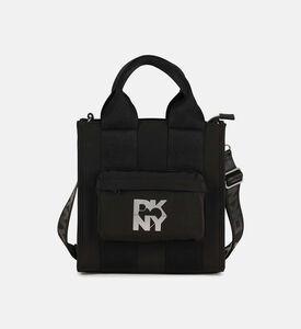 Front Print Zip Closure Crossbody Bag