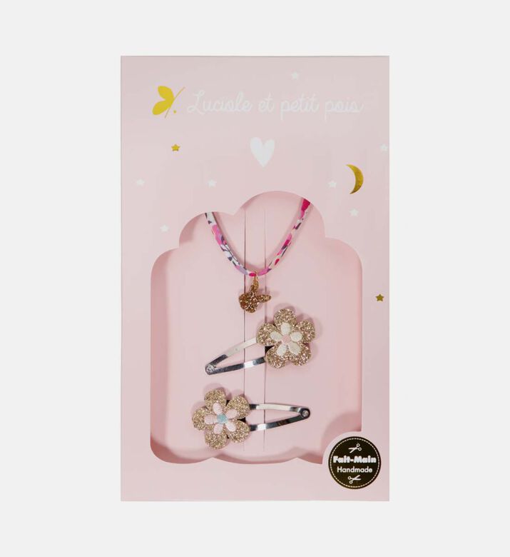 Glittered Retro Flower Gift Box