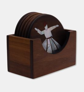 Darmisak Oriental Darawish 6-piece Coaster, Packshot View
