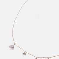 Multi Triangle-shaped Pendant Necklace