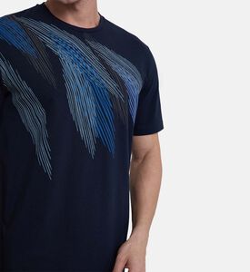 تيشيرت قطن بياقة دائرية