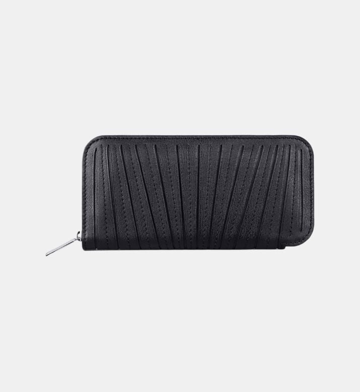 Camille Fournet Pleated Calf Leather Wallet, Packshot View
