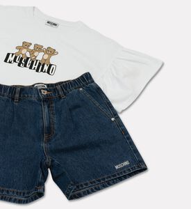 Moschino BKT Coordinated Bear Graphic 2-piece Short Set, Packshot View