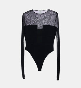 Angular-cup Long-sleeve Bodysuit