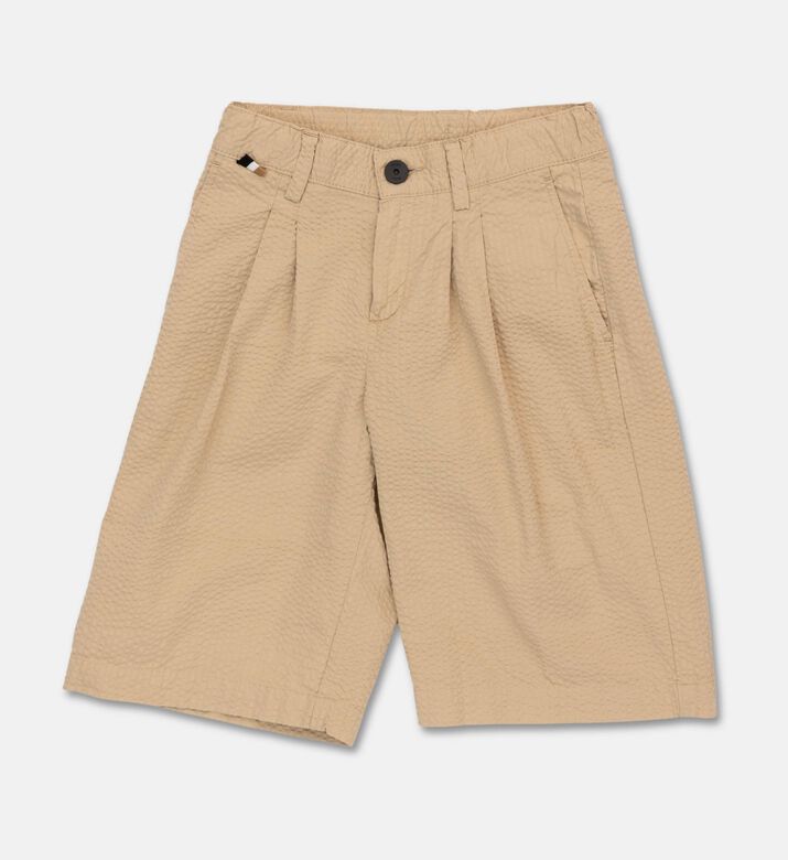 Boss Textured Seersucker Bermuda Shorts, Packshot View