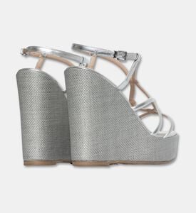 Albano Shoes Wedge Soft, Silver, Eu-41, Packshot View