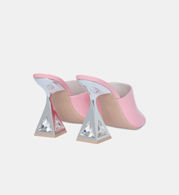 حذاء أريا مفتوح من خلف بكعب عالٍ شامواه