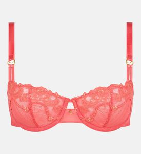 حمالة صدر بنصف كوب دانتيل بدون أكمام