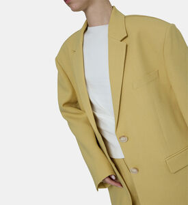 Alison Oversized Contrasted-detail Blazer