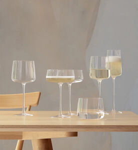 Metropolitan Champagne Saucer 300ml Clear X 4 Metropolitan Champagne Saucer 300ml Clear X 4