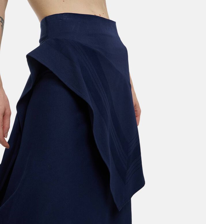 Martan Jackie Asymmetrical Skirt, Model View